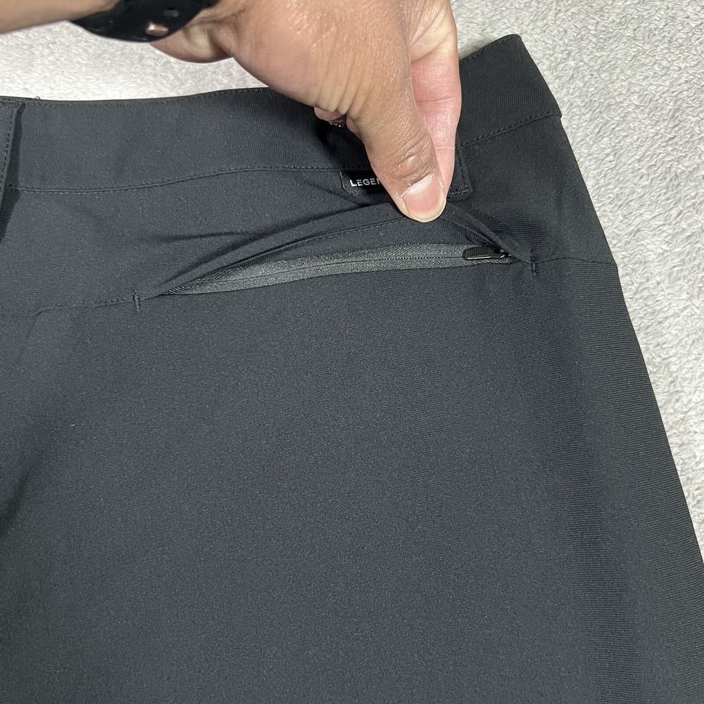 Legends Aviation Pants Mens 34 Black Athleisure Stretch Activewear Chino Golf - Picture 11 of 12